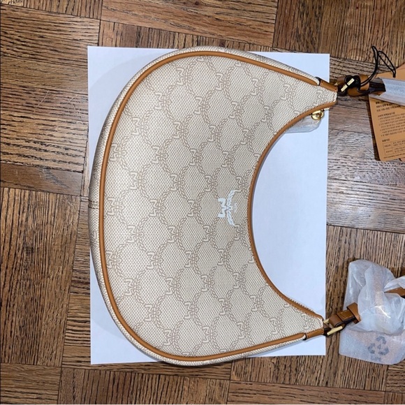 MCM NWT Himmel Ascending Moon Hobo in Lauretos, Shoulder Bag with Tag & Dust Bag - Picture 13 of 16